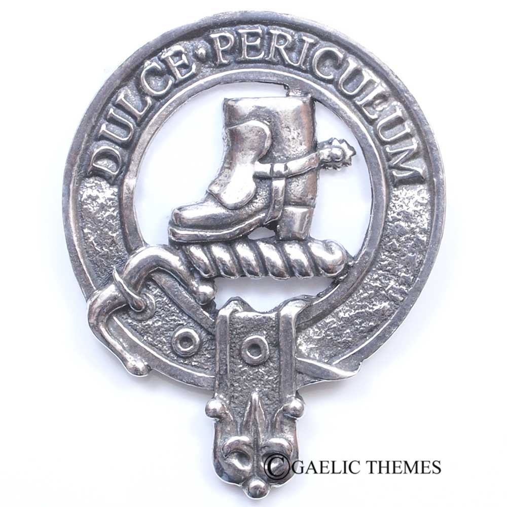 Thistle Clan Crest Sgian Dubh - Mac Clans