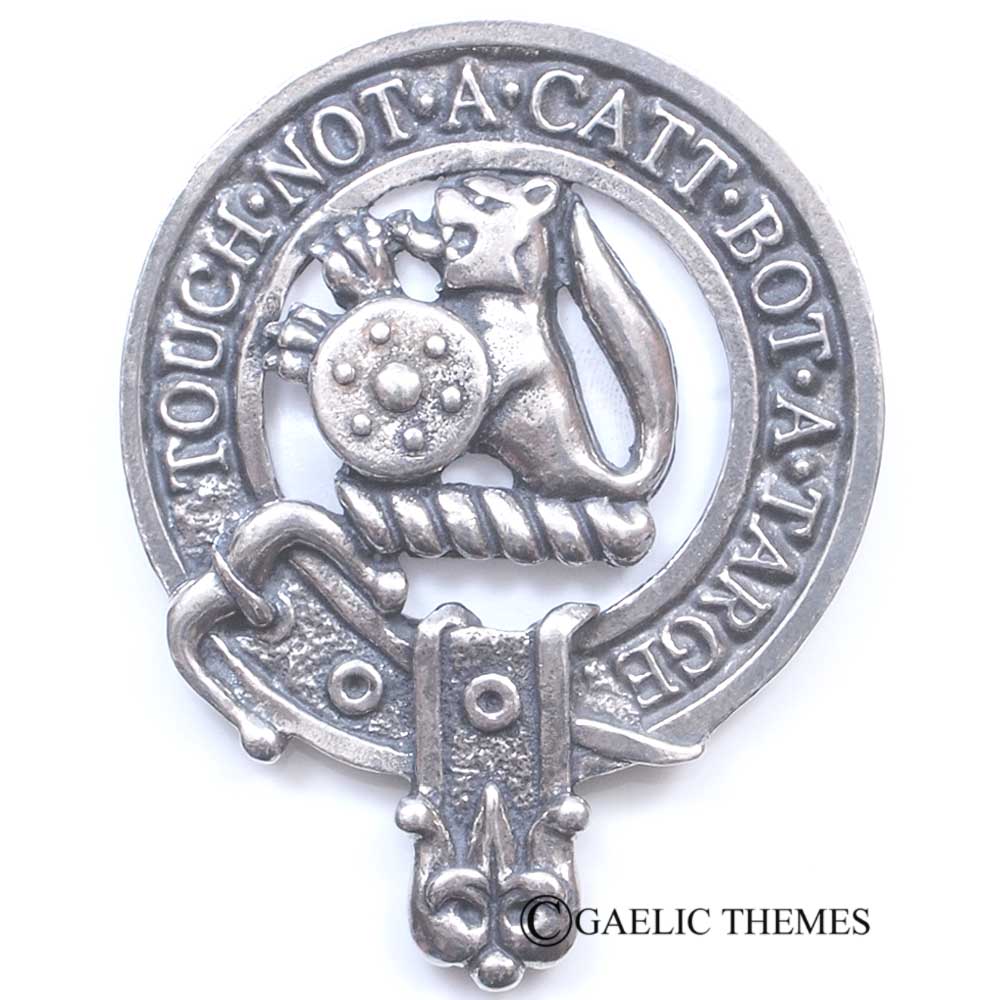 Thistle Clan Crest Sgian Dubh - Mac Clans
