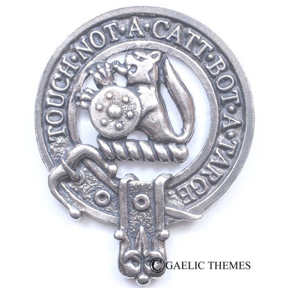 Thistle Clan Crest Sgian Dubh - Mac Clans