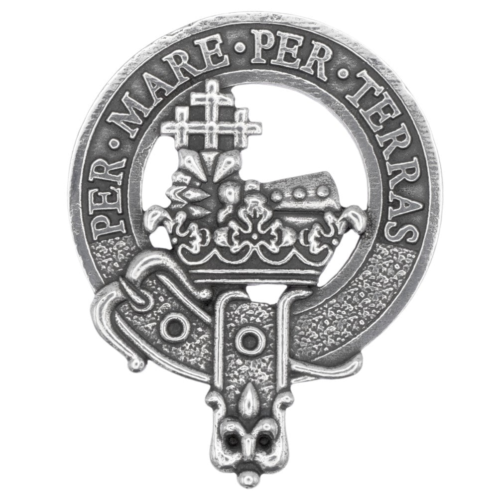 Thistle Clan Crest Sgian Dubh - Mac Clans