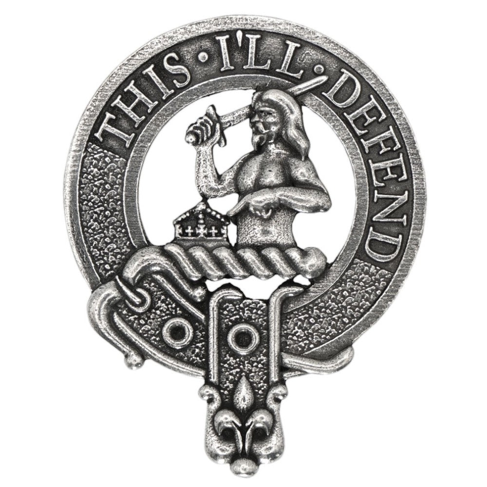 Thistle Clan Crest Sgian Dubh - Mac Clans