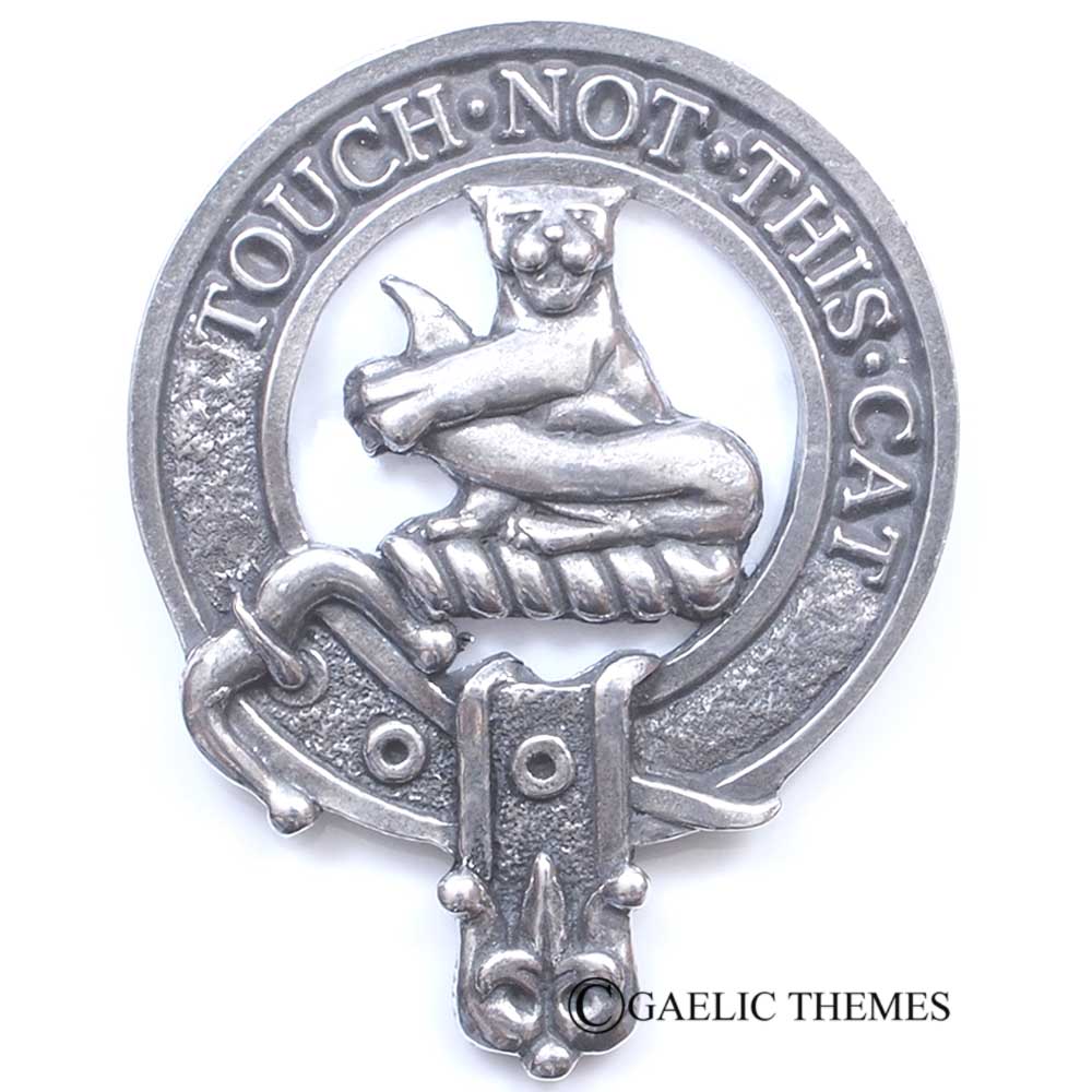 Thistle Clan Crest Sgian Dubh - Mac Clans