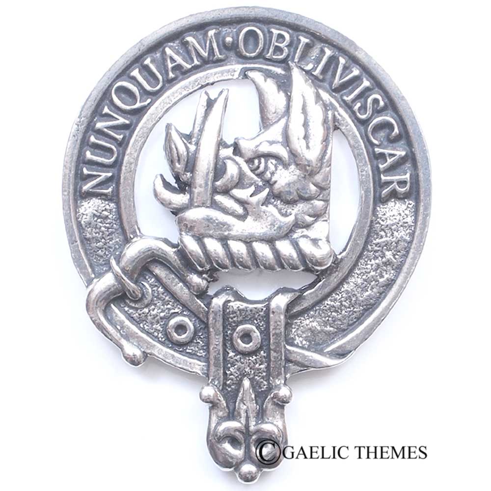 Thistle Clan Crest Sgian Dubh - Mac Clans