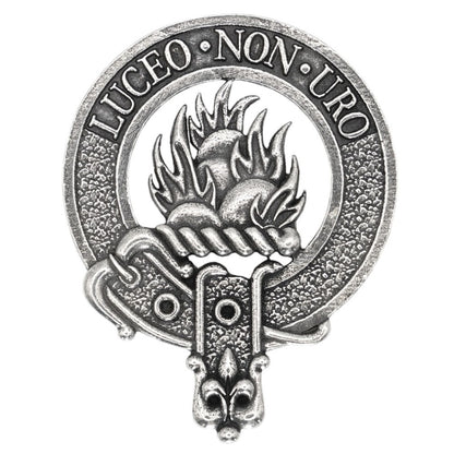 Thistle Clan Crest Sgian Dubh - Mac Clans