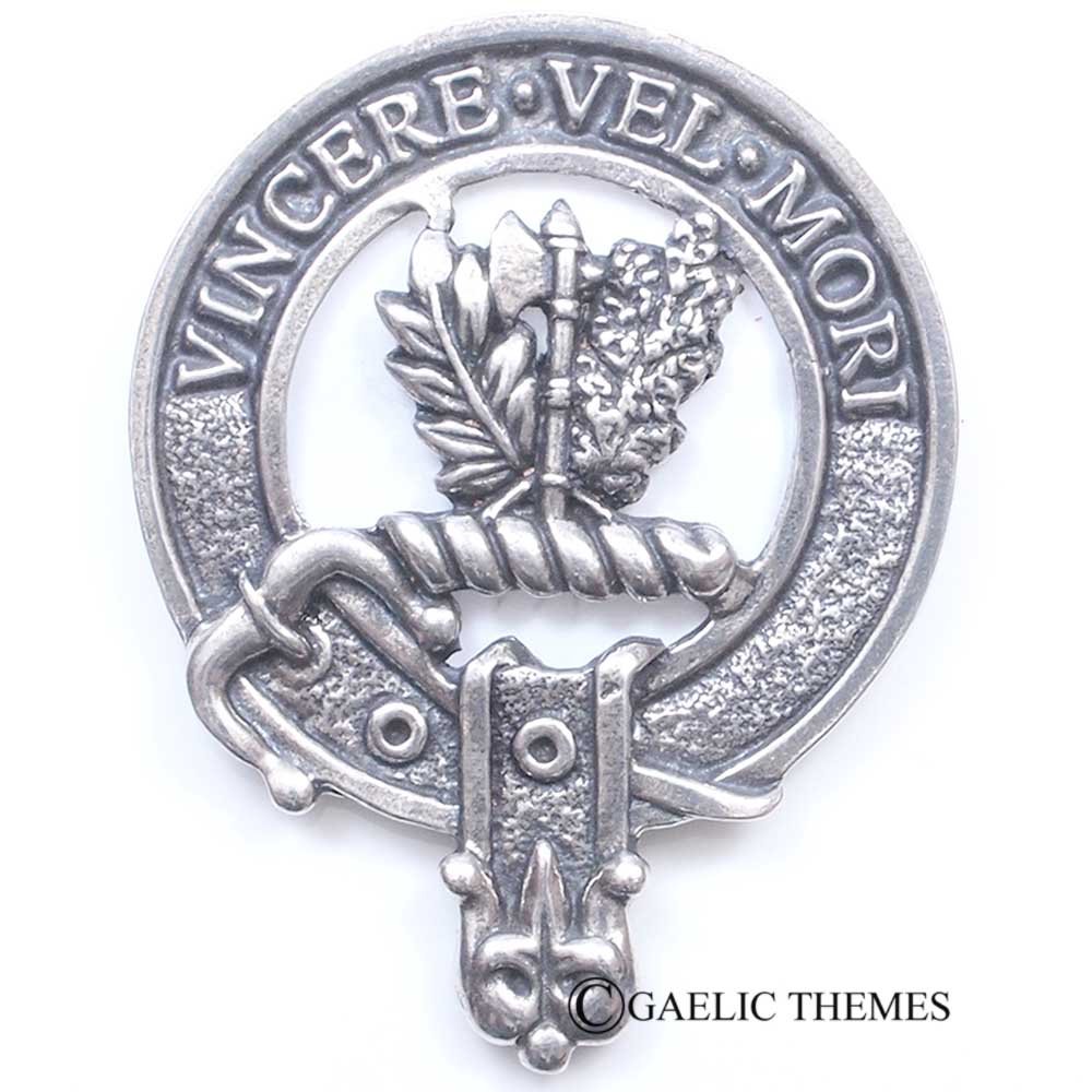 Thistle Clan Crest Sgian Dubh - Mac Clans