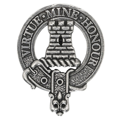 Thistle Clan Crest Sgian Dubh - Mac Clans