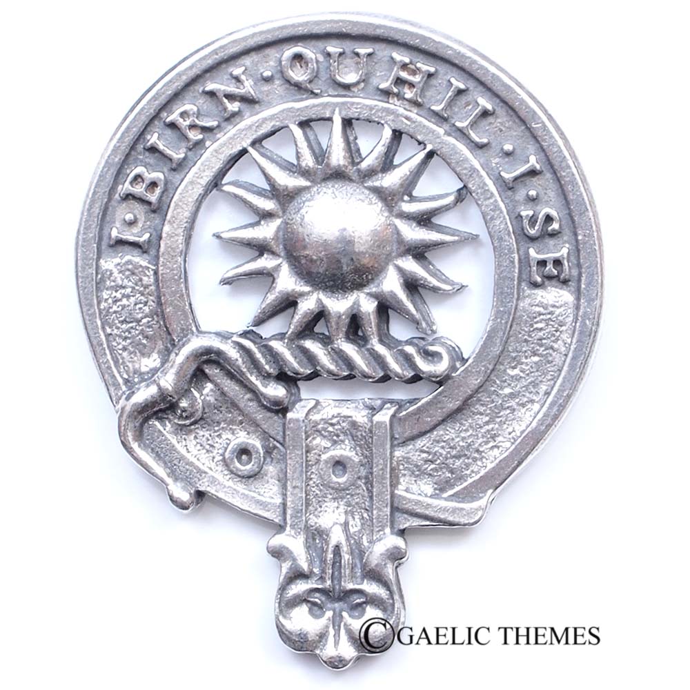 Thistle Clan Crest Sgian Dubh - Mac Clans