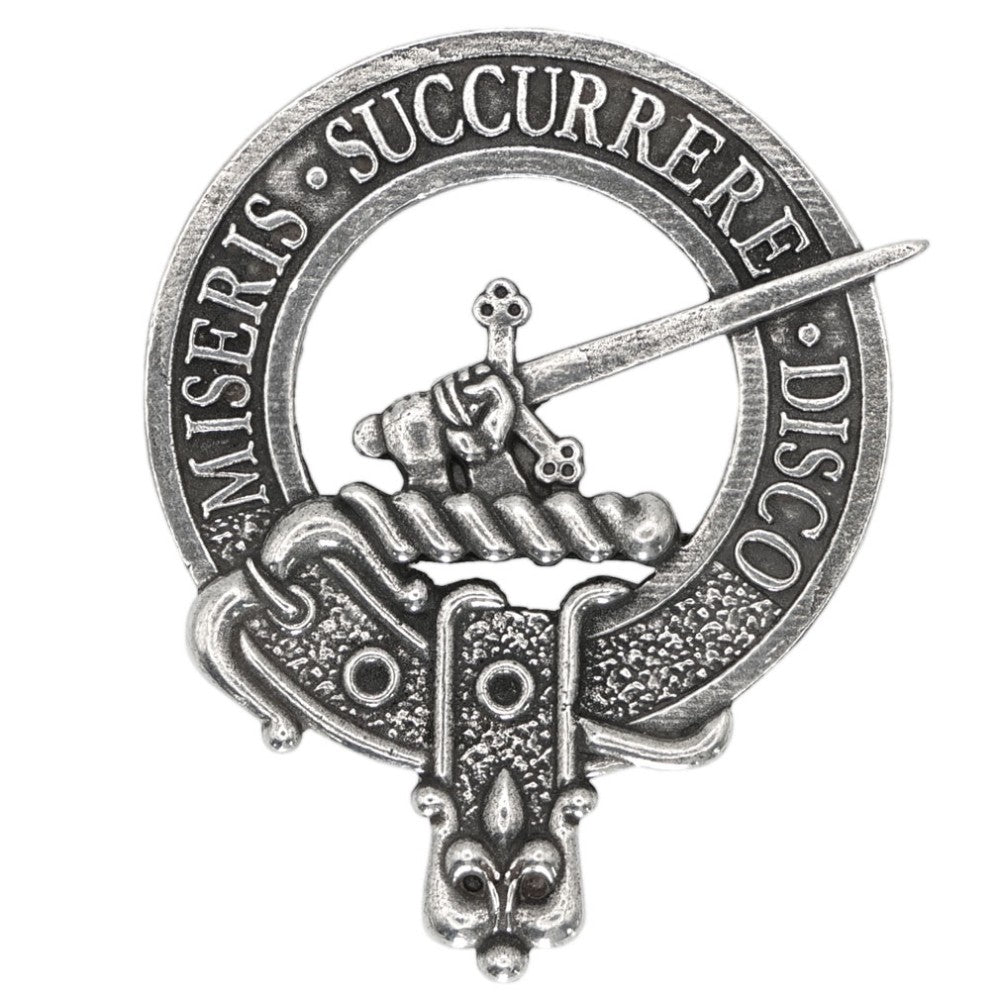 Thistle Clan Crest Sgian Dubh - Mac Clans