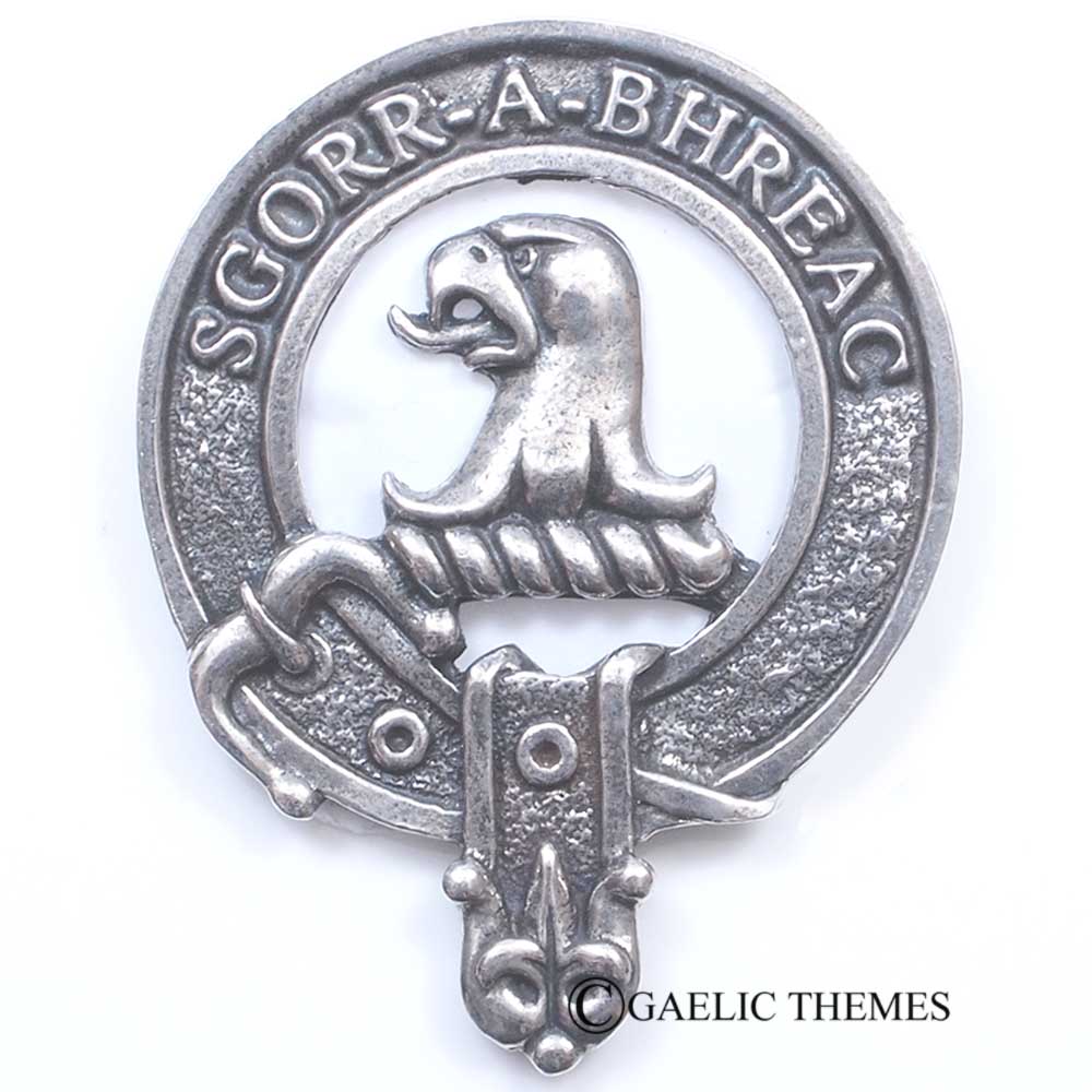 Thistle Clan Crest Sgian Dubh - Mac Clans