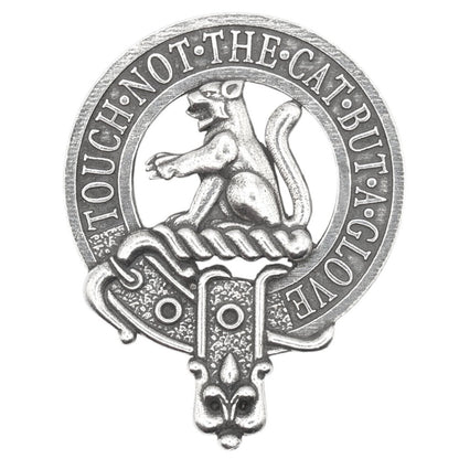 Thistle Clan Crest Sgian Dubh - Mac Clans