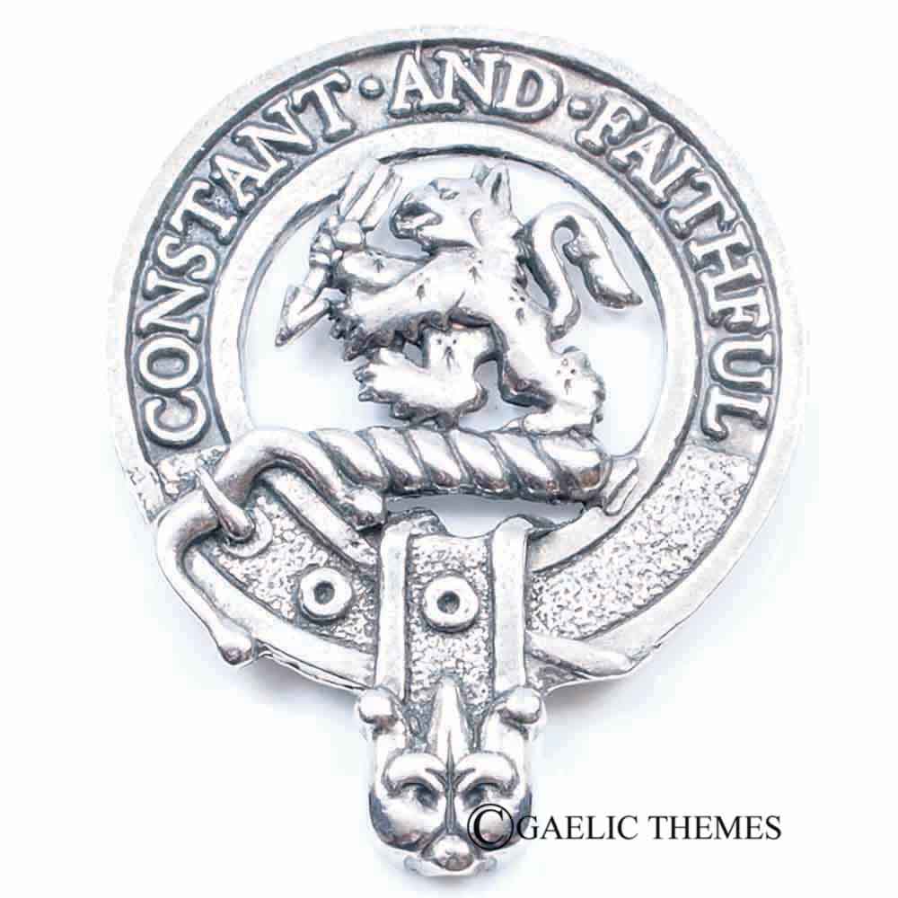 Thistle Clan Crest Sgian Dubh - Mac Clans
