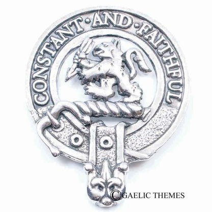 Thistle Clan Crest Sgian Dubh - Mac Clans