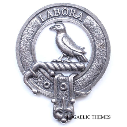 Thistle Clan Crest Sgian Dubh - Mac Clans