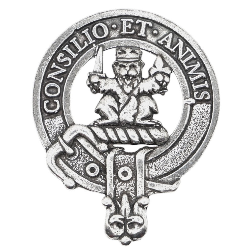 Celtic Knotwork Clan Crest Sgian Dubh - M-R Clans