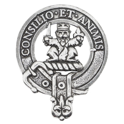 Celtic Knotwork Clan Crest Sgian Dubh - M-R Clans
