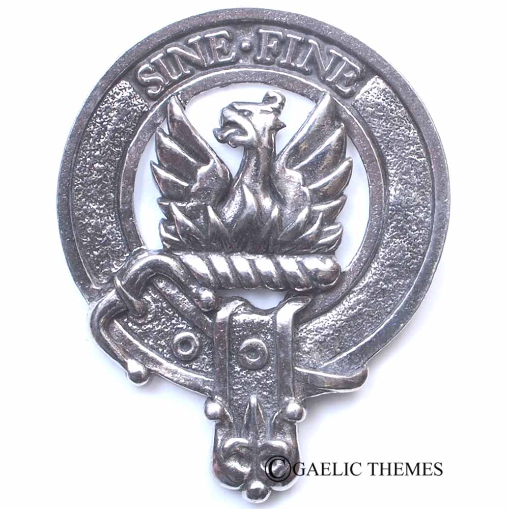 Celtic Knotwork Clan Crest Sgian Dubh - M-R Clans