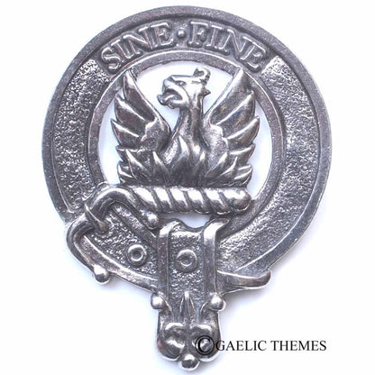 Celtic Knotwork Clan Crest Sgian Dubh - M-R Clans