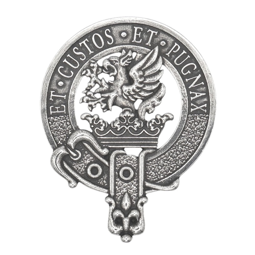 Celtic Knotwork Clan Crest Sgian Dubh - M-R Clans