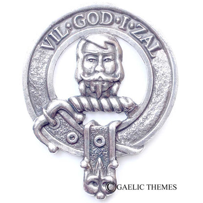 Celtic Knotwork Clan Crest Sgian Dubh - M-R Clans