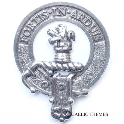 Celtic Knotwork Clan Crest Sgian Dubh - M-R Clans