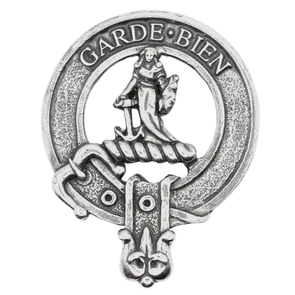 Celtic Knotwork Clan Crest Sgian Dubh - M-R Clans