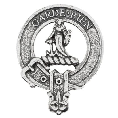 Celtic Knotwork Clan Crest Sgian Dubh - M-R Clans