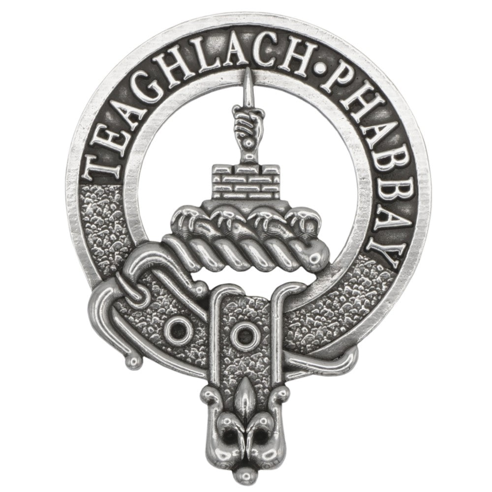 Celtic Knotwork Clan Crest Sgian Dubh - M-R Clans