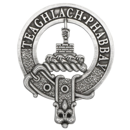 Celtic Knotwork Clan Crest Sgian Dubh - M-R Clans