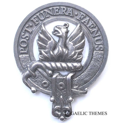 Celtic Knotwork Clan Crest Sgian Dubh - M-R Clans