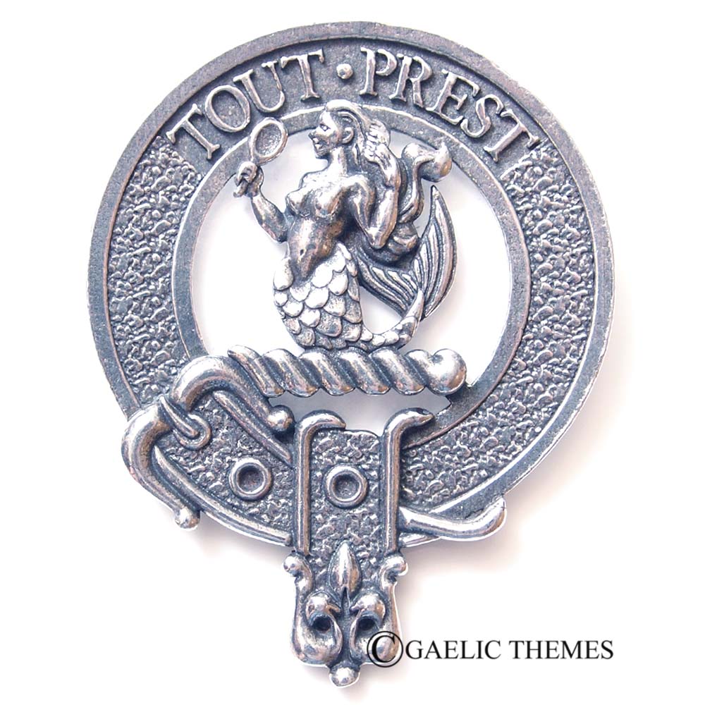 Celtic Knotwork Clan Crest Sgian Dubh - M-R Clans