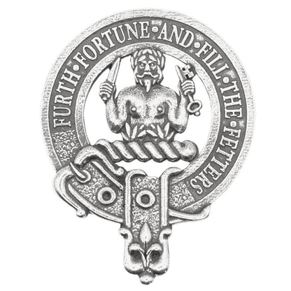 Celtic Knotwork Clan Crest Sgian Dubh - M-R Clans