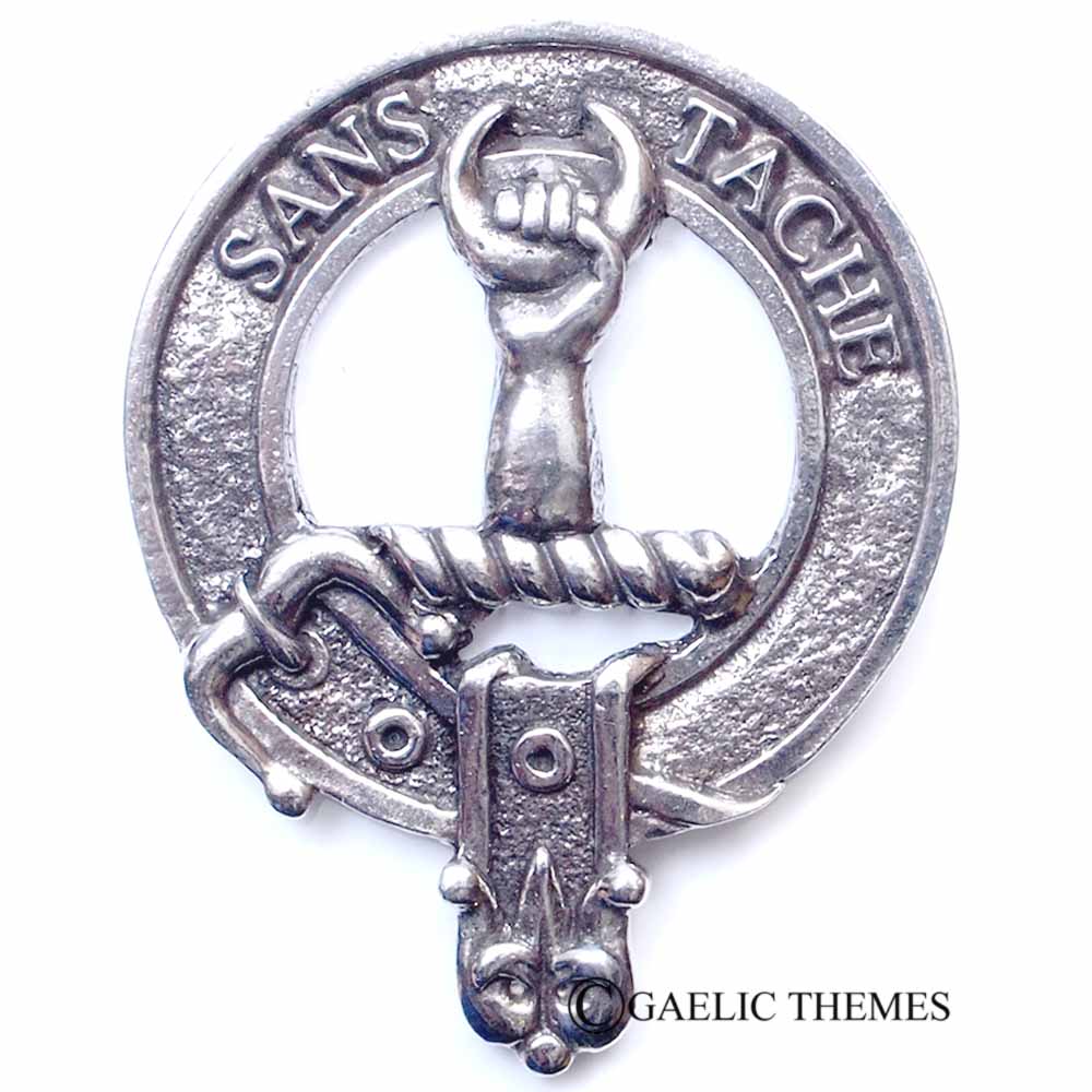Celtic Knotwork Clan Crest Sgian Dubh - M-R Clans