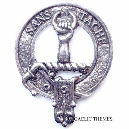 Celtic Knotwork Clan Crest Sgian Dubh - M-R Clans