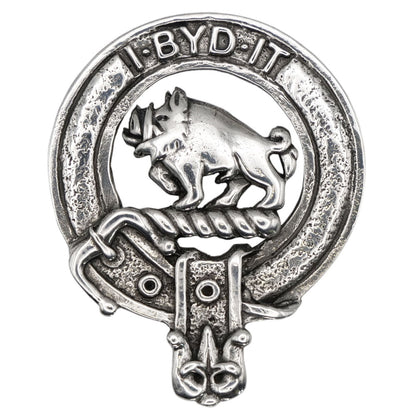 Celtic Knotwork Clan Crest Sgian Dubh - M-R Clans