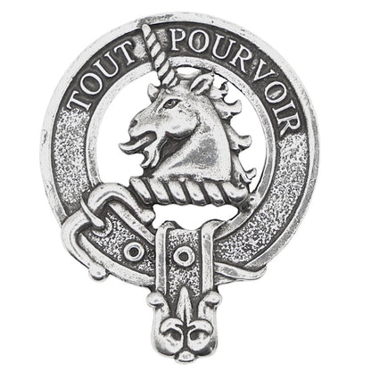 Celtic Knotwork Clan Crest Sgian Dubh - M-R Clans