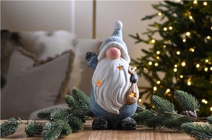 21cm Ceramic LED Gonk With Present Sack
