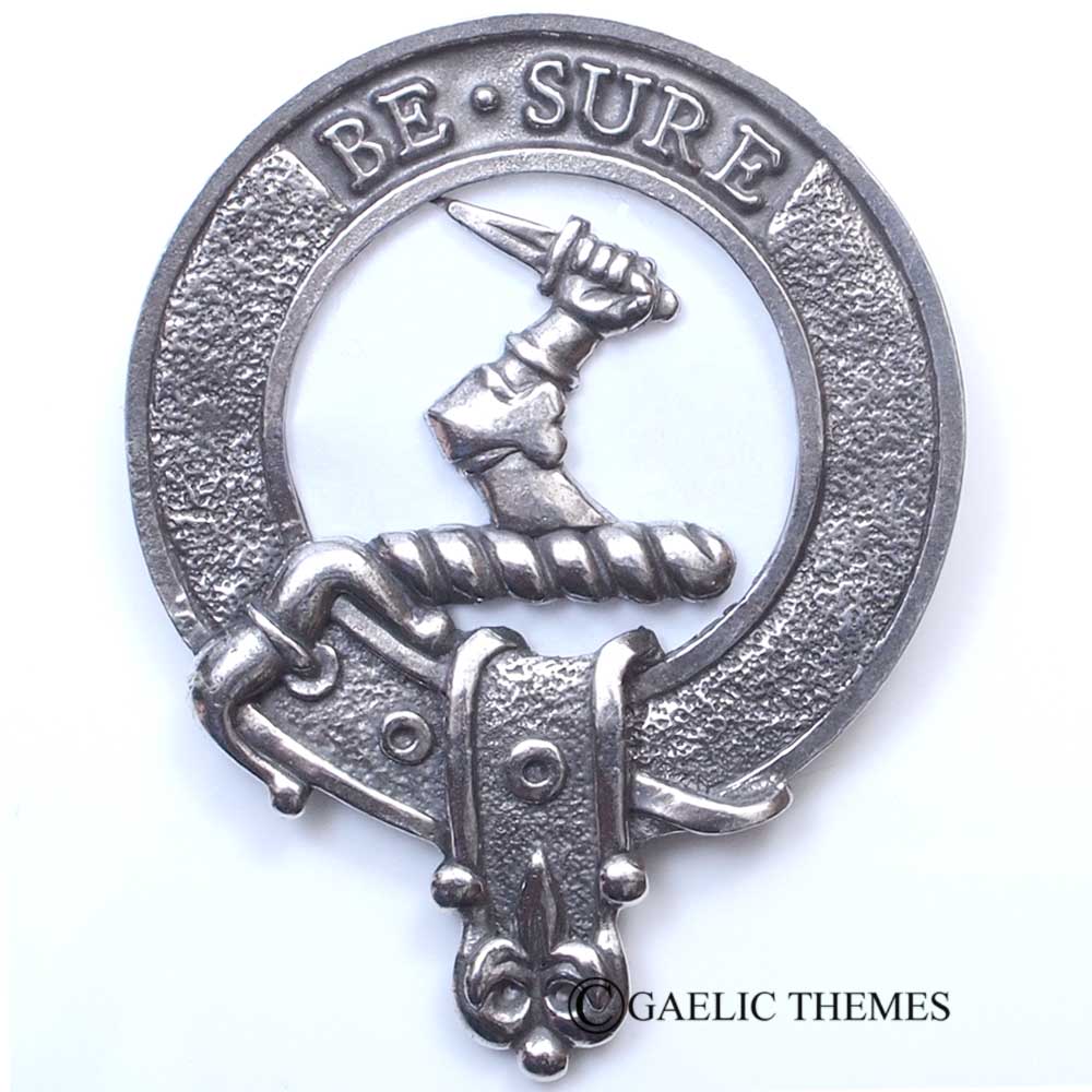 Celtic Knotwork Clan Crest Sgian Dubh - M-R Clans