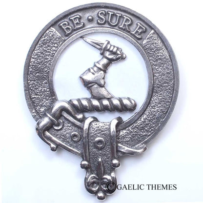 Celtic Knotwork Clan Crest Sgian Dubh - M-R Clans