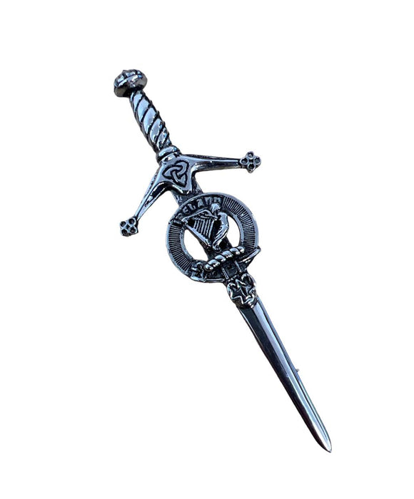 Ireland Clan Crest Pewter Sword Kilt Pin