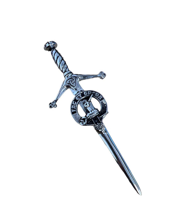 Matheson Clan Crest Pewter Sword Kilt Pin