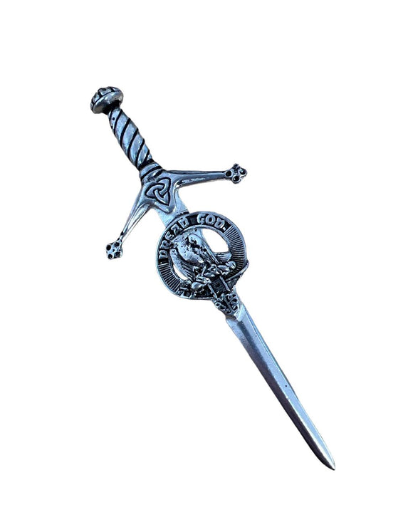 Munro Clan Crest Pewter Sword Kilt Pin