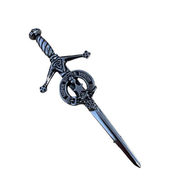 Rattray Clan Crest Pewter Sword Kilt Pin