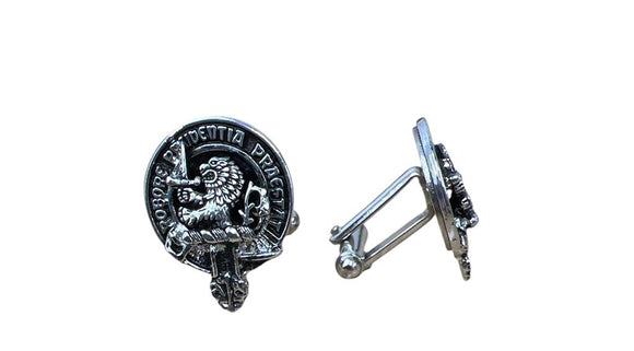 Young Clan Crest Pewter T-Bar Cufflinks