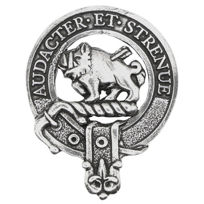 Celtic Knotwork Clan Crest Sgian Dubh - M-R Clans