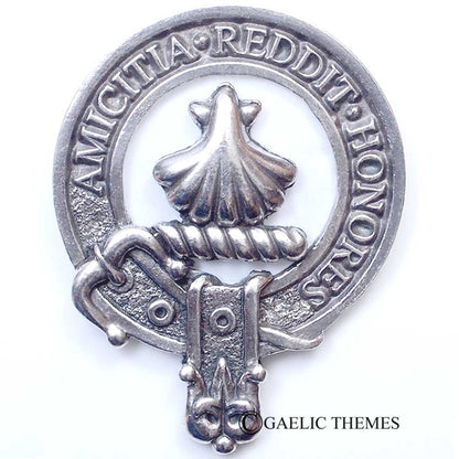 Celtic Knotwork Clan Crest Sgian Dubh - M-R Clans