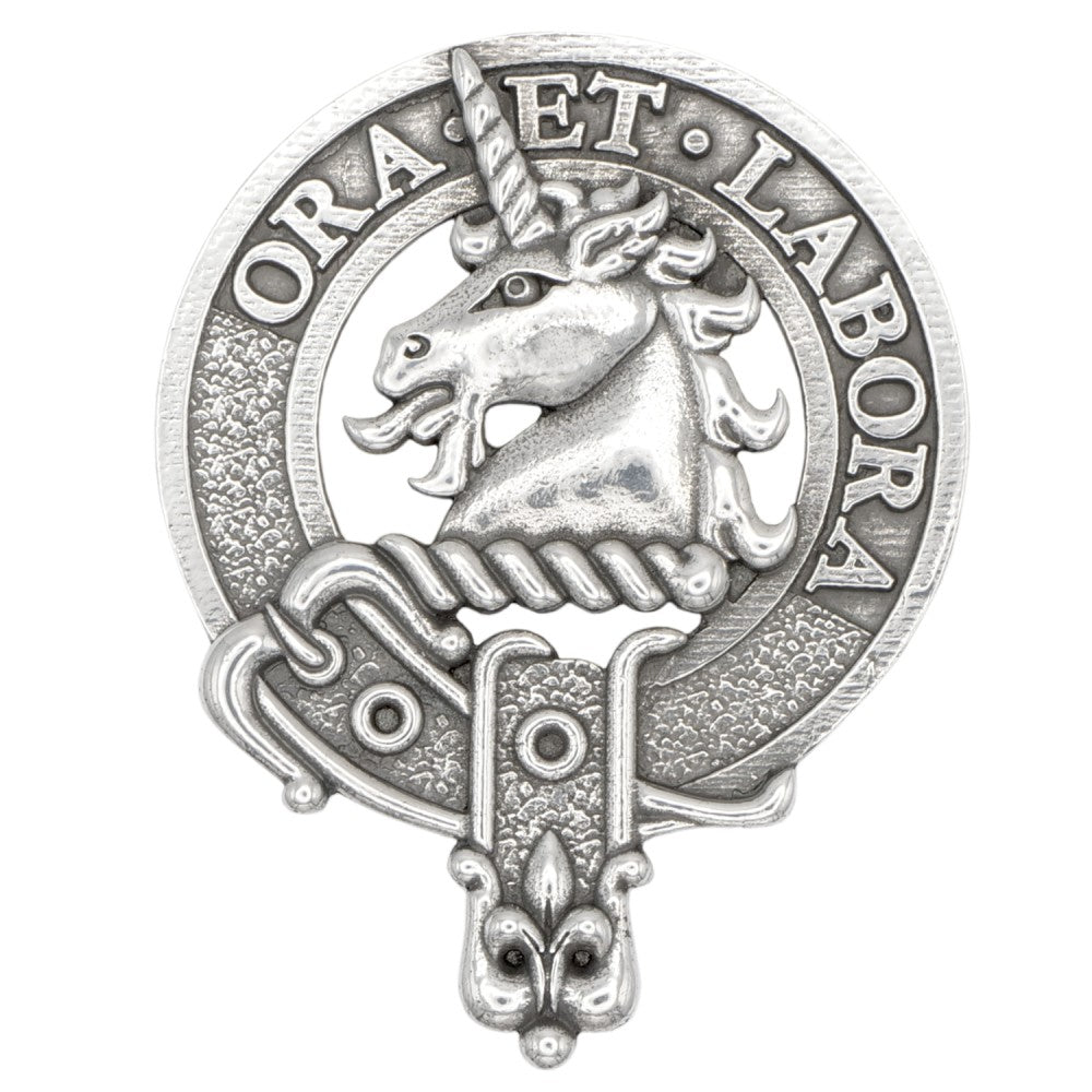 Celtic Knotwork Clan Crest Sgian Dubh - M-R Clans