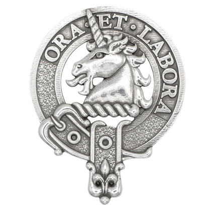 Celtic Knotwork Clan Crest Sgian Dubh - M-R Clans