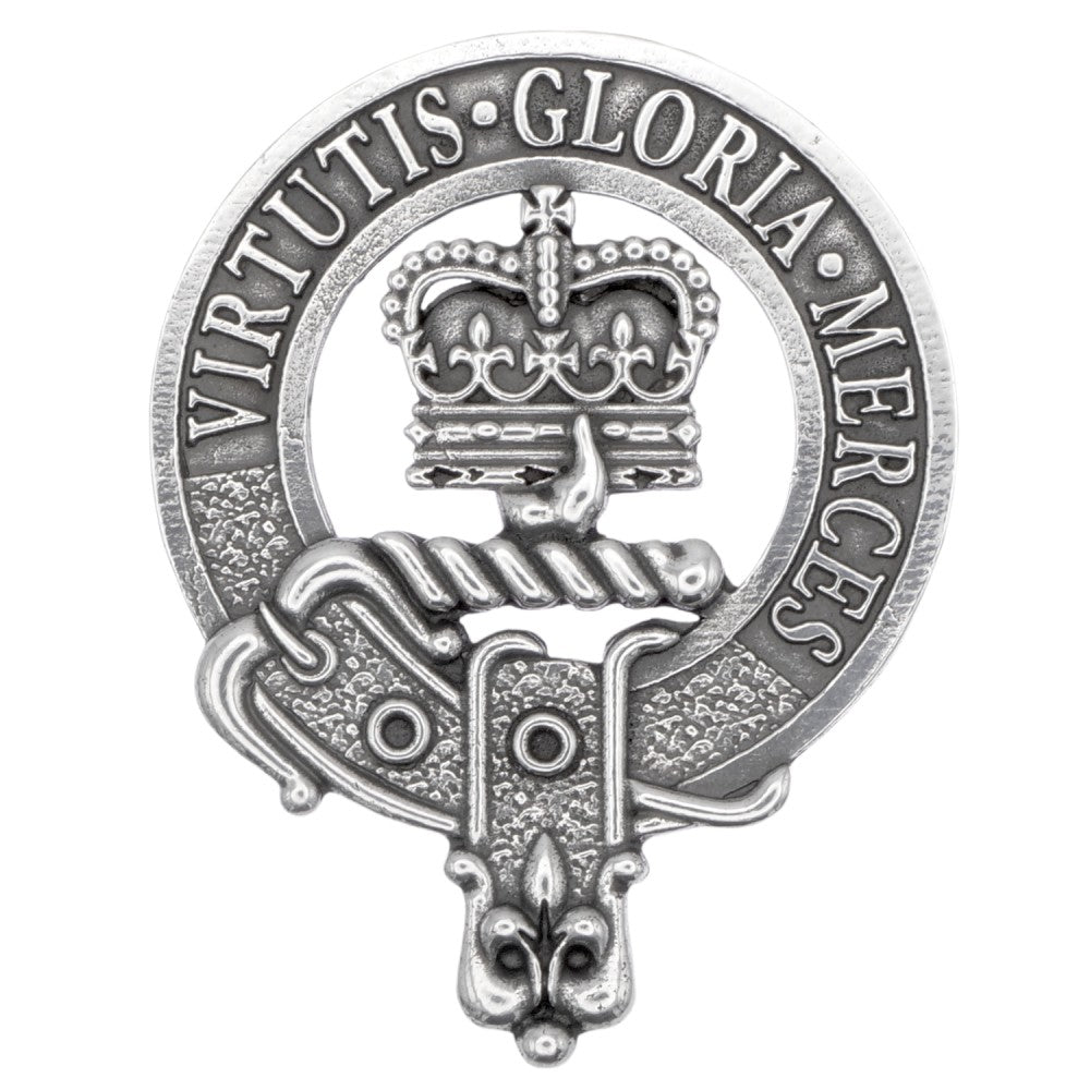 Celtic Knotwork Clan Crest Sgian Dubh - M-R Clans