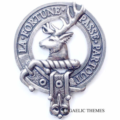 Celtic Knotwork Clan Crest Sgian Dubh - M-R Clans