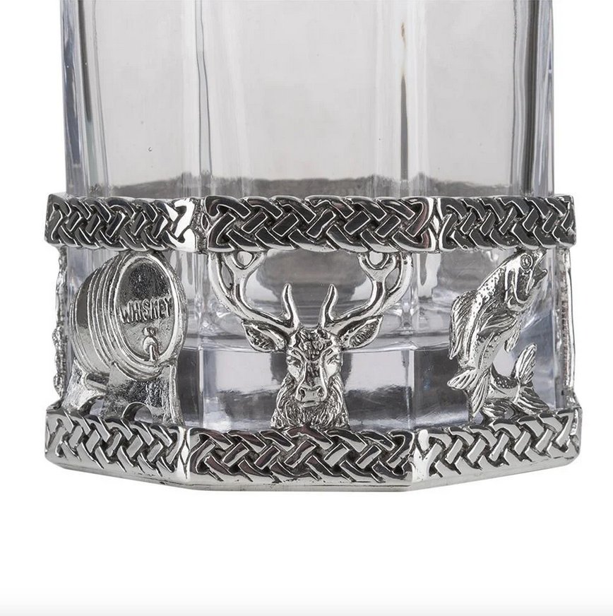 Icons Of Scotland Glass Whisky Decanter